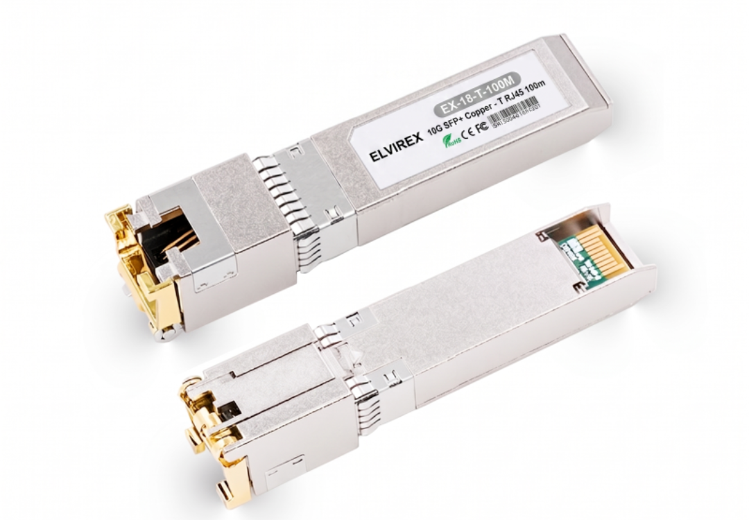 10GBase-T SFP+ to RJ-45 Transceiver